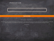 Tablet Screenshot of crhomecast.com